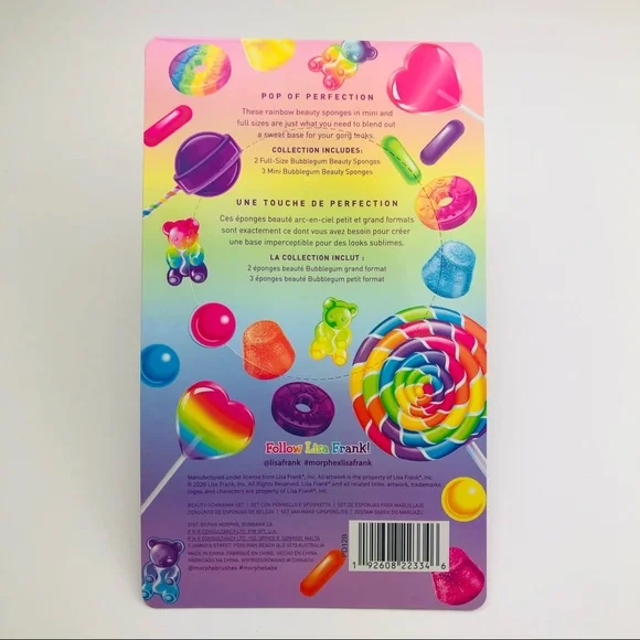 NWT Morphe x Lisa Frank Treat Me Sweet Blender Set